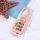 Mini Resettable 3 Digit Combination Travel Luggage Suitcase Code Lock- OZ
