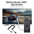 Right Angled 90 Degree Micro HDMI to HDMI Cable Telescopic Spring HDMI Wire