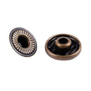 Metal Finish Poppers Snap Fasteners Press Studs Buttons 11.5mm 6 Sets O6M6