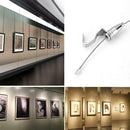 4pcs Adjustable Stainless Steel Rope Wire Hooks for Hanging Paintings Photograph