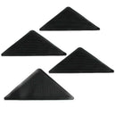 4pcs Rug Carpet Mat Grippers Non Slip Corners Pad Anti Skid Washable Silico O8G1