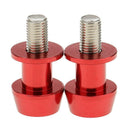 Swingarm Frame Slider Crash Protector for Kawasaki Ninja 250 ER6 ER6F Red