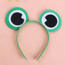 10pcs Cartoon Animals Headband Eye Fancy Dress Costume Animal Decor Green