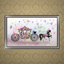 Princess Carriage 5D Diamond Embroidery Painting Cross Stitch DIY Craft