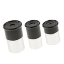 Astronomy Telescope Eyepiece Lens Set 0.965'' H12.5 H20 SR4mm 35 Degree Wide