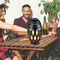 LED Bluetooth Speaker Lamp Wireless Music Light Garden Outdoor Flame Lights