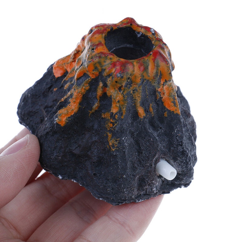 Volcano Shape Aquarium fish tank decor oxygen pump air bubble stone Kw