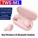 A6S TWS Wireless Bluetooth Earphones Stereo Handsfree Microphone In-Ear Earbuds
