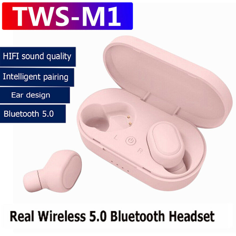 A6S TWS Wireless Bluetooth Earphones Stereo Handsfree Microphone In-Ear Earbuds