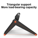 1pair Invisible Design Laptop Stand Cooling Hands Free Office Portable Foldable