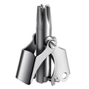 Manual Nose Ear Hair Trimmer Stainless Steel Travel Fingernail Clipper Portable