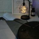 Creative Holiday Retro Iron Art Minimalist Hollow Diamond Table Lamps Readi