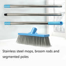 Garden Home Mop Rod Stainless Steel Detachable Lawn Mower Handle Weeds Snatcher