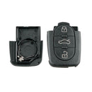 Car Remote Key Shell 3 Button Flip Folding Key Case Blank for Audi A2 A3 A4