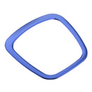 Car Steering Wheel Center Decor Ring Trim for AUDI A1 A3 A4L A4 B7 Q5 Blue Front