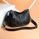 Solid Color Shoulder Handbags Women Leather Crossbody Satchel Bags (A-070)