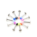 10x Stainless Steel Ball Top Lip Studs Ear Rings Tragus Body Piercing JB  KES