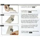 3Pcs/set Hemming Cloth Strip Presser Foot Sewing Machine Hemmer Rolled BX