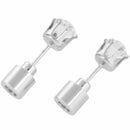 Glowing LED Earrings Crystal Color Changing Stud Earrings W6P1