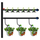 50Pcs Adjustable Micro Drip Irrigation Watering Emitter Drippers Sprinklers Pot