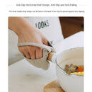 Kitchen Heat Resistant Oven Mitts Non-Slip Cooking Baking Microwave Gloves