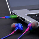 Sport Headsets Bass Gradient Wired In Ear Phones with Mic Music Earp N Jf