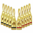 Banana Plugs,Connectors, Open Screw Type, 5 Pairs