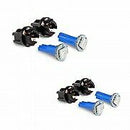 PC74 T5 LED Twist Socket Instrument Panel Cluster Plug Dash Blue Light Bulbs x10