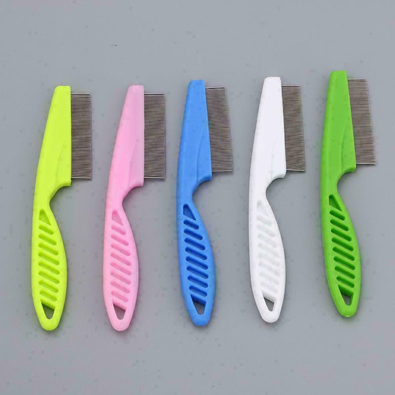 Pet Fur Shedding Pet Dog Cat Hair Brush Kit Fur Grooming Comb New Rake Trim W8G2
