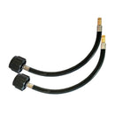 12Inch Rv Propane Pigtail Hose Connector With Type 1 Connection X 1/4 Inch