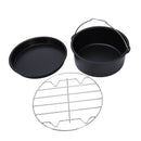 3 Piece Air Fryer Accessories - Universal Compatibility with most 3.7L, 5L  N2C3