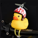 Yellow Duckling Helmet with Light Wind Ring Bike Bells for Bicycle Motorcycle
