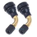 2pcs 90 Degree Motorcycle Tyre Valve Extension Adaptor Car Tire Stem Extender