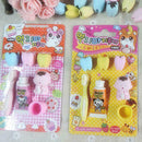Novelty Toothpaste Toothbrush Shape Rubber Eraser School Office Supply Supp J6W2