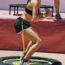 Bouncing Trainer Resistance Rope Fitness Boxing Stretching Stap (Yellow) A