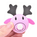 Cute Pink Elk Antenna Topper Eva Decorative Topper Balls for Cars Christmas A3C