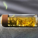 Lvzhu 400Ml Water Bottle Glass Bottle with Stainless Steel Tea Infuser Filt