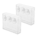 2pcs Personality Aquarium Ornament Crystal Suction Cup Pot for Aquatic Planting