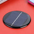 2x 0.28W 5V Round Solar Panel DIY Battery Chargers Solar System Board  A