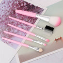 5Pcs Women Makeup Brush Eye Shadows Lipsticks Cosmetic Brushes Tools Set Kits Kw