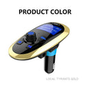 2018 New Car Charger Bluetooth MP3 Player Hands-free Adapter with FM Transm