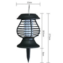 Solar Powered LED Lamp Bug Zapper Mosquito Killer Repeller Light Garden Lamp
