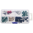 71 pcs/Set A/C Rubber Gasket AC Valve Core Remover Tool Assortment Kit F5L8