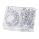 70 Pieces C Type and T Type Wig Weaving Needle Upholstery Sewing Tool