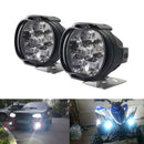 2X Car Motorcycle Waterproof LED External Lights Fog Light Headlight Lamp OWX