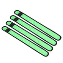 4x LED Flashing Arm Belt 3 Modes Adjustable Wrist Band Luminous Glow Bangle