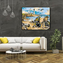 Painting By Numbers Kit DIY Seaside Scenery Canvas Oil Art Picture Craft