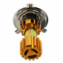 H4 Motorcycle 10W LED 3 COB Motorcycle Headlight Bulb 500LM Hi/Lo Beam Light FT