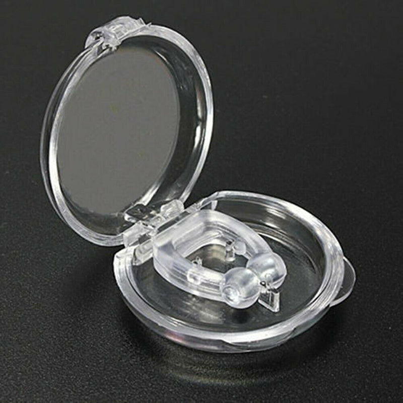 Sleeping Aid Clipple Silicone Anti Snore Magnetic Stop Snoring Nose Clip Sleep!!