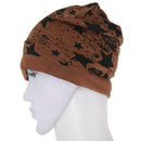 Unisex Winter Cotton Beanie Cap Thin Hip-hop Star Hat, Coffee